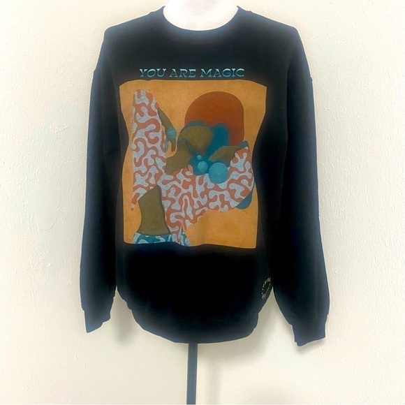 PacSun x Reyna Noriega “You Are Magic” Desert Dreamer Crewneck  Sweatshirt Small - Picture 6 of 7